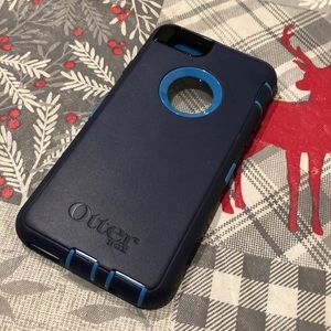 blue otterbox defender case with carrying case